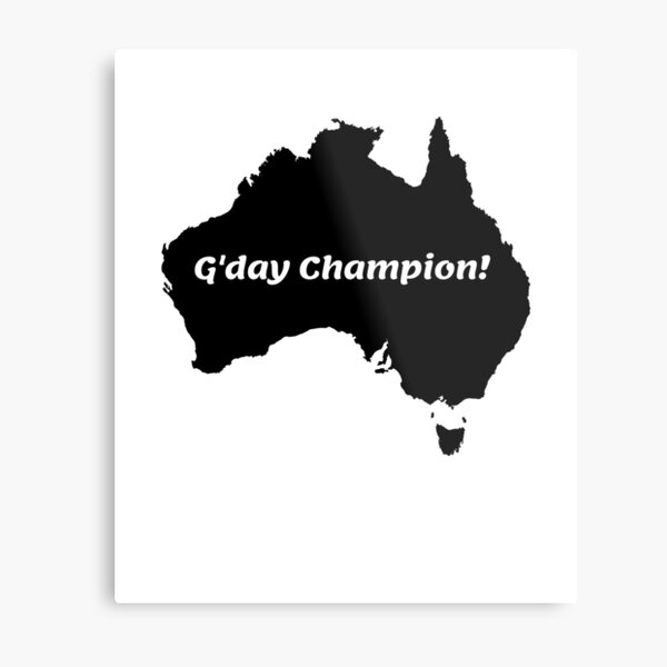 Item preview, G'day Champion! designed and sold by AngelArtss.