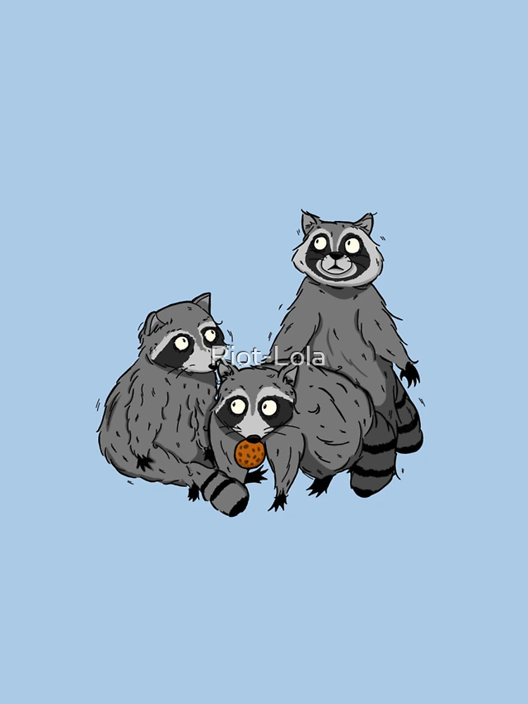 Thumbnail 4 of 4, iPhone Case, Burtonesque Racoons designed and sold by Riot-Lola.