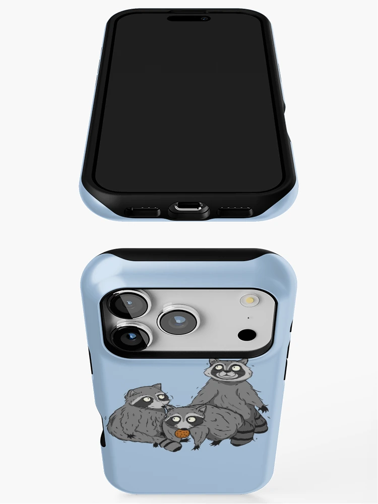 Thumbnail 3 of 4, iPhone Case, Burtonesque Racoons designed and sold by Riot-Lola.