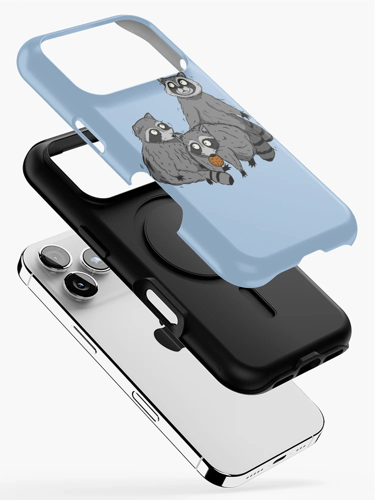 Thumbnail 2 of 4, iPhone Case, Burtonesque Racoons designed and sold by Riot-Lola.