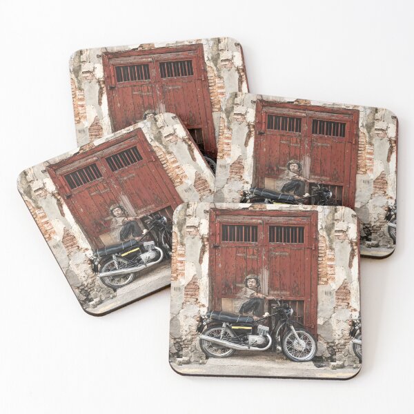 Item preview, Boy On Motorcycle, Penang designed and sold by TRVLR Designs.