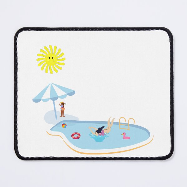 Item preview, Happy girl in the pool designed and sold by Sara Raad.