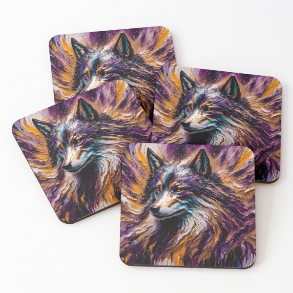 Item preview, Abstract Wolf Art (9) designed and sold by JJArtCreations.