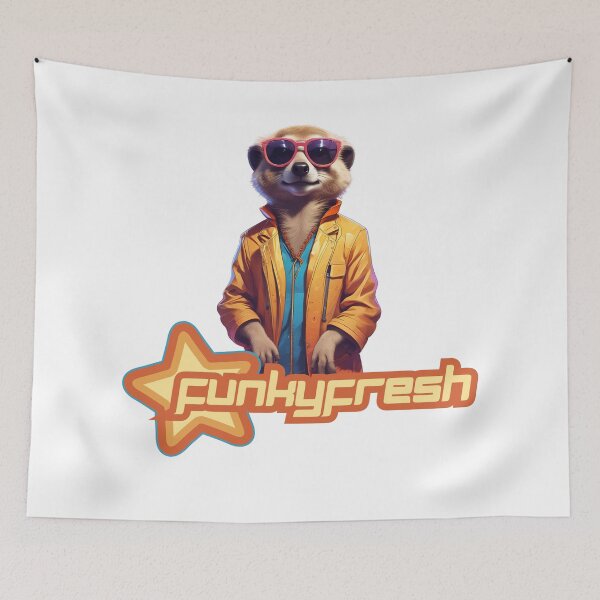 Item preview, Funky Fresh Meerkat designed and sold by pUNKnown.