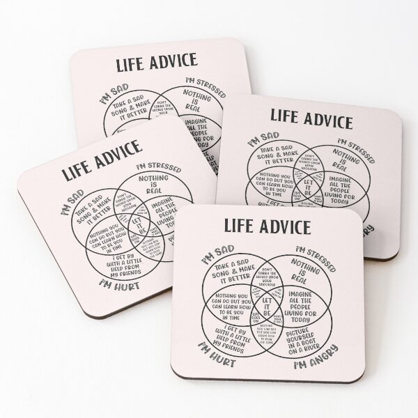 Item preview, Life Advice designed and sold by Fanverse Merchandise.
