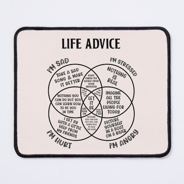 Item preview, Life Advice designed and sold by Fanverse Merchandise.