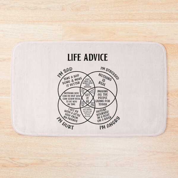 Item preview, Life Advice designed and sold by Fanverse Merchandise.