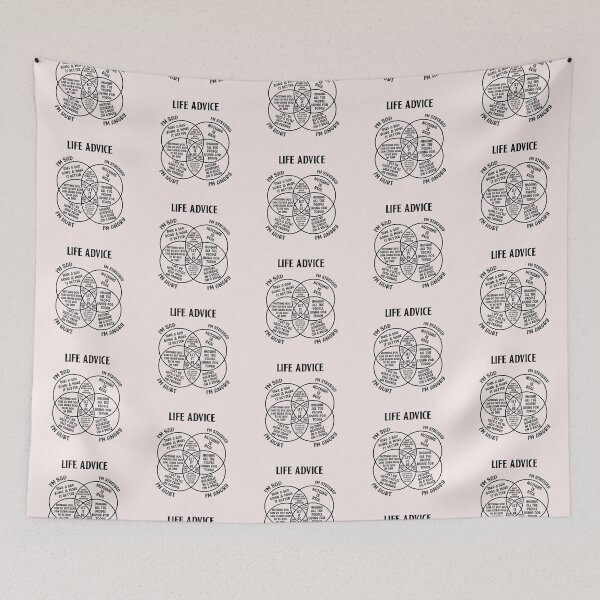 Item preview, Life Advice designed and sold by Fanverse Merchandise.