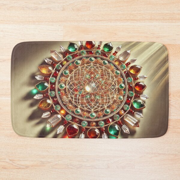 Item preview, Gem-Encrusted Sri Yantra designed and sold by WildVista.