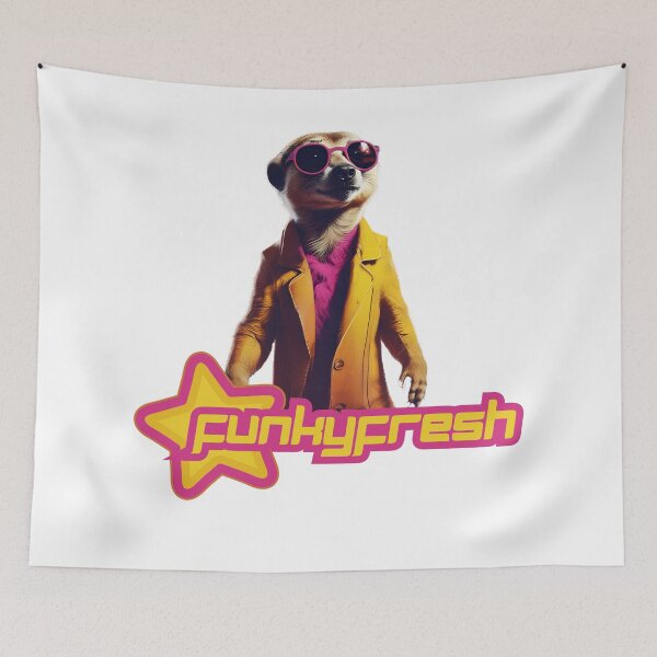 Item preview, Funky Fresh Meerkat designed and sold by pUNKnown.