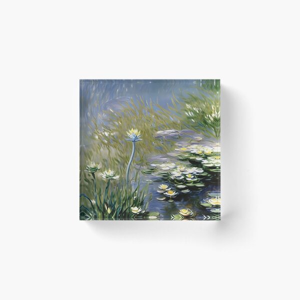Aperçu de l'œuvre Beauté épanouie (2) Les fleurs luxuriantes d'agapanthes à Giverny créée et vendue par artdesignsnow.