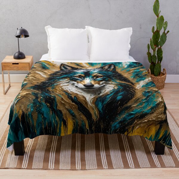 Item preview, Arte abstracto del lobo (10) designed and sold by JJArtCreations.
