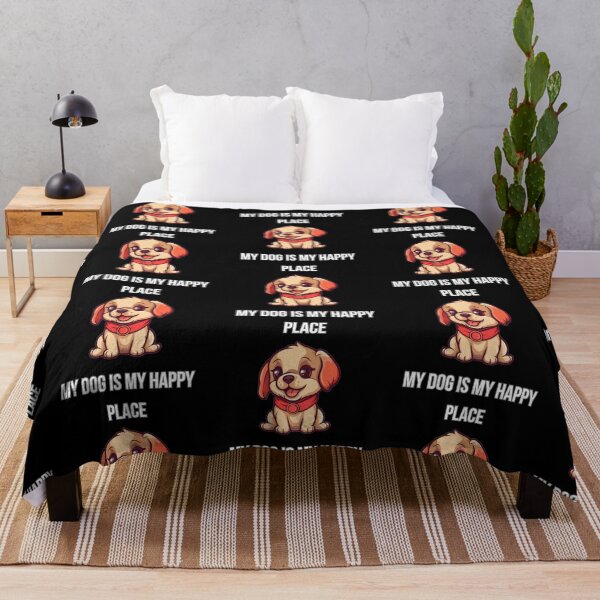 Item preview, My Dog is My Happy Place designed and sold by toppopin.
