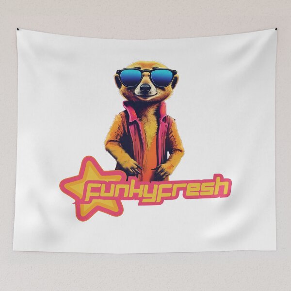 Item preview, Funky Fresh Meerkat designed and sold by pUNKnown.