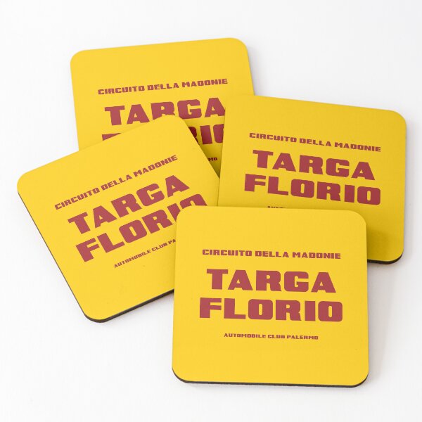 Item preview, Sixties Targa Florio - Circuito della Madonie - red print designed and sold by retropetrol.
