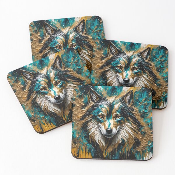 Item preview, Abstract Wolf Art (11) designed and sold by JJArtCreations.