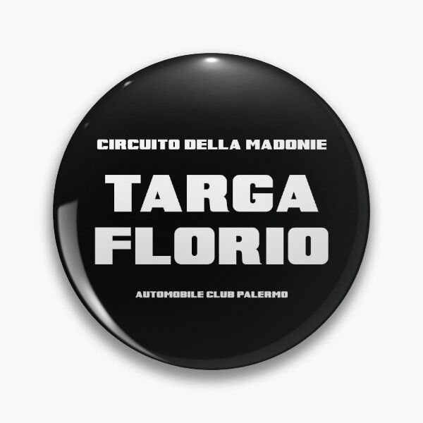 Item preview, Sixties Targa Florio - Circuito della Madonie - white print designed and sold by retropetrol.