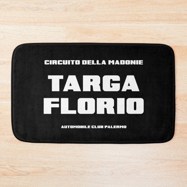 Item preview, Sixties Targa Florio - Circuito della Madonie - white print designed and sold by retropetrol.