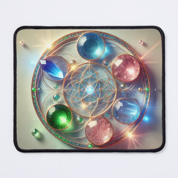 Item preview, Gemstone Vesica Piscis designed and sold by WildVista.