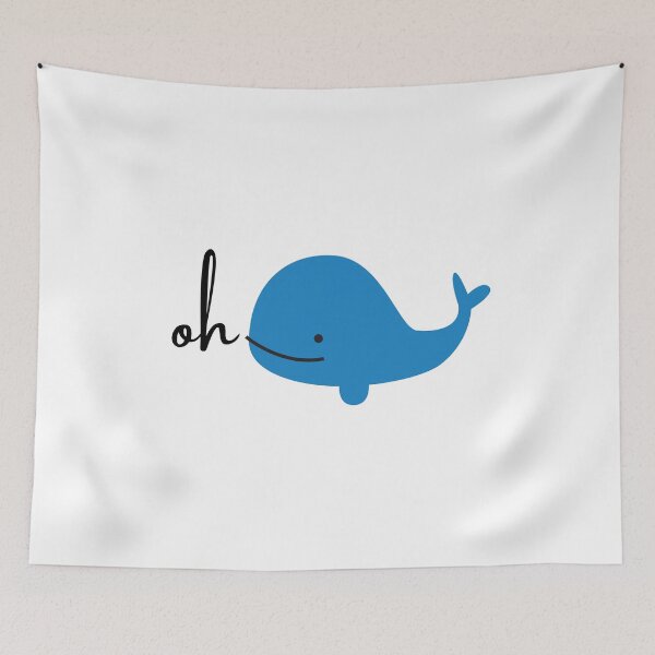 Artikelvorschau, Oh Whale: Ein walgroßes Wortspiel mit „Oh Well“ entworfen und verkauft von DunuStore.