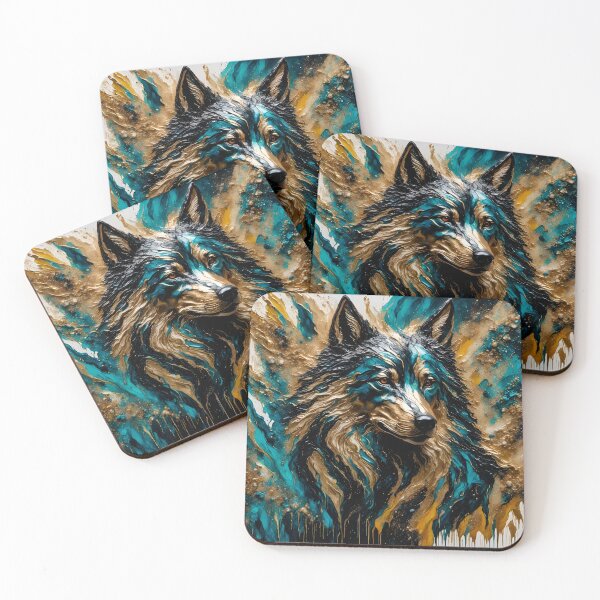 Item preview, Abstract Wolf Art (13) designed and sold by JJArtCreations.