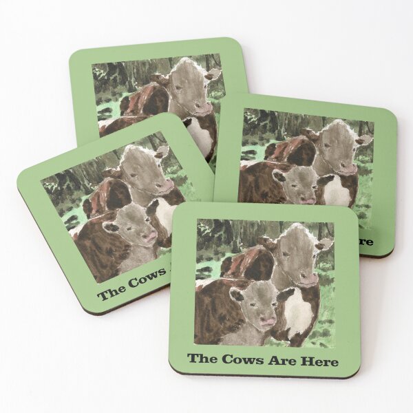 Item preview, The Cows are Here designed and sold by Art in My Loft.