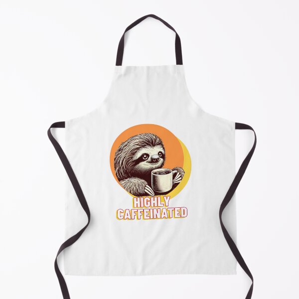 Item preview, Funny Coffee Lover Sloth | Highly Caffeinated designed and sold by DesignTreasure.