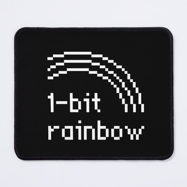 Item preview, 1-bit rainbow white designed and sold by 1bitrainbow.
