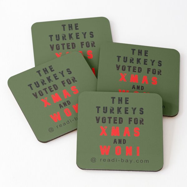 Item preview, Turkeys Voted For Xmas - And WON designed and sold by AlienAlmanac.