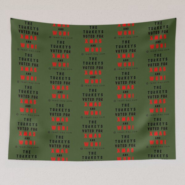 Item preview, Turkeys Voted For Xmas - And WON designed and sold by AlienAlmanac.