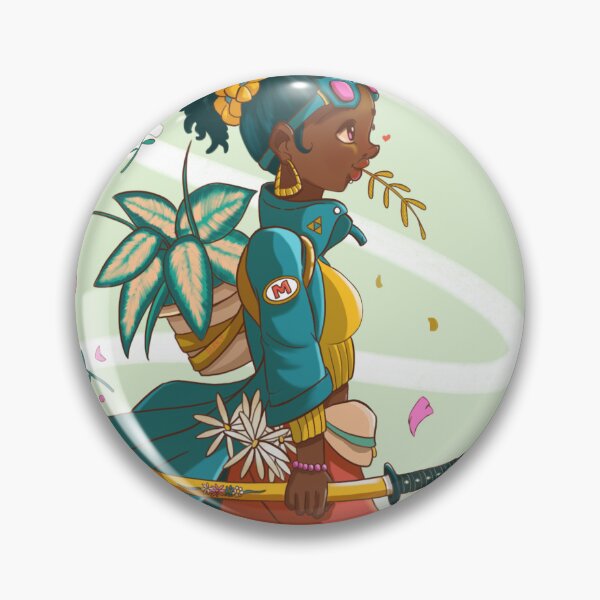 Item preview, Swordsman with Plant, Nomad designed and sold by Kita Parnell.