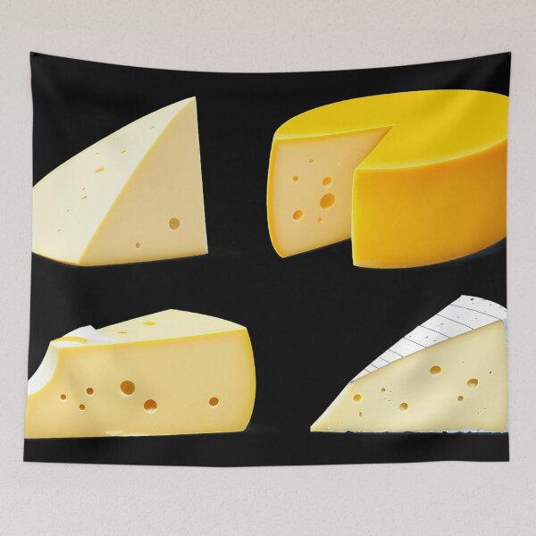 Item preview, Different Types of Cheeses Displayed designed and sold by artwaves.