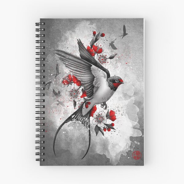 Item preview, swallows and sakuras designed and sold by marineloup-art.