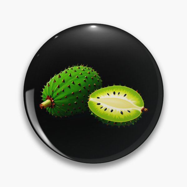 Item preview, Soursop fruit, whole and halved designed and sold by artwaves.