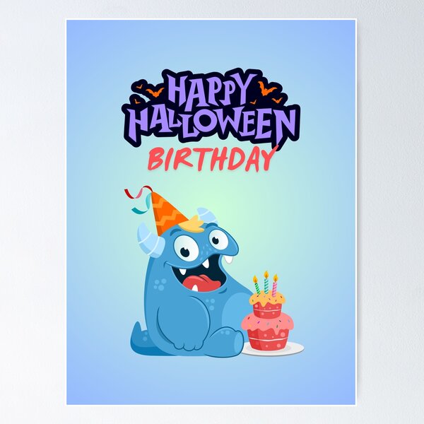 Item preview, Happy Halloween Birthday designed and sold by SaimonTom.