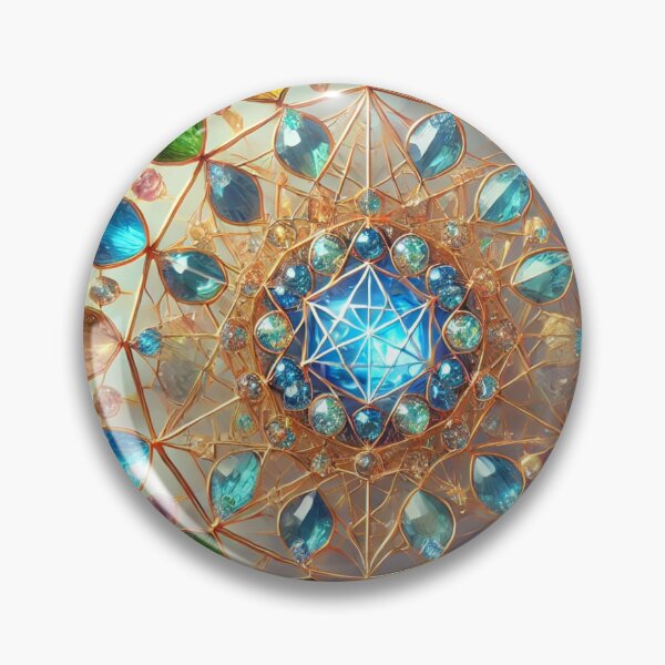 Item preview, Gem-Encrusted Crystal Merkaba designed and sold by WildVista.