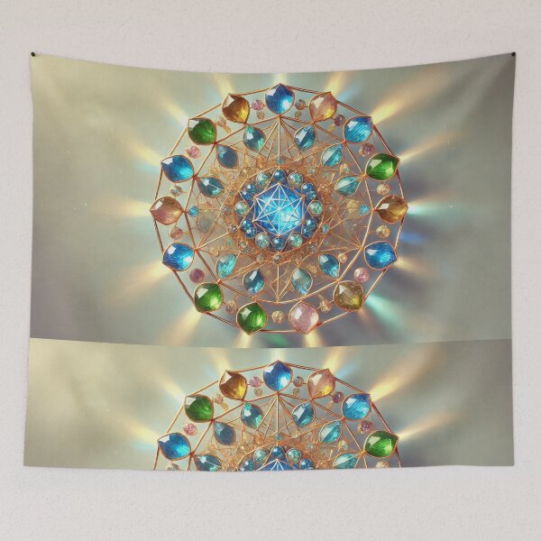 Item preview, Gem-Encrusted Crystal Merkaba designed and sold by WildVista.