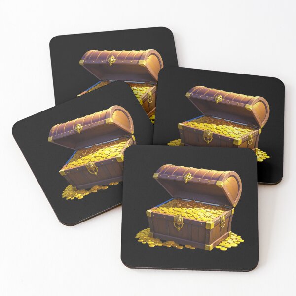 Item preview, Treasure chest overflowing with gold coins designed and sold by artwaves.