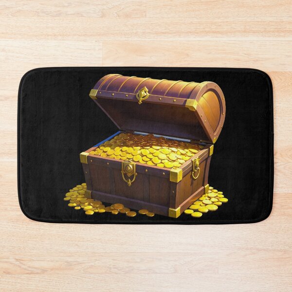 Item preview, Treasure chest overflowing with gold coins designed and sold by artwaves.