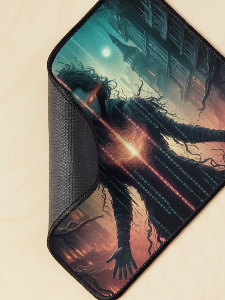 Thumbnail 2 of 5, Mouse Pad, human binary code designed and sold by Red Rascasso.