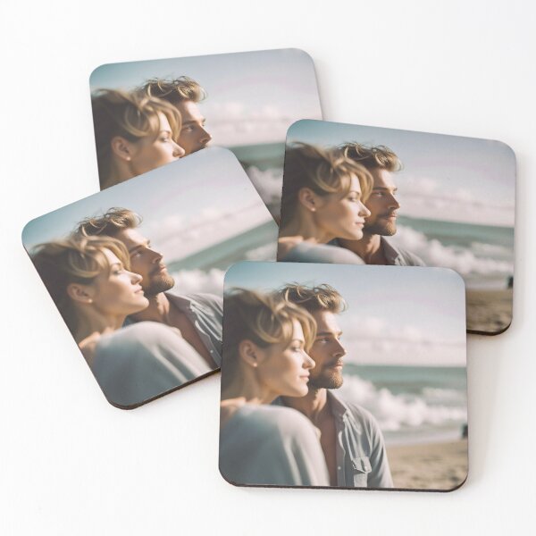 Item preview, Romantic Couple on the Beach designed and sold by DesignsByDessie.