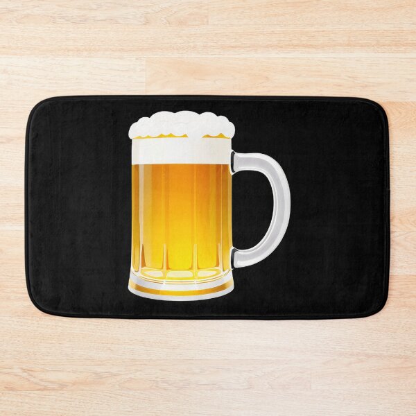 Item preview, Frothy Beer Mug on Beige Background designed and sold by artwaves.