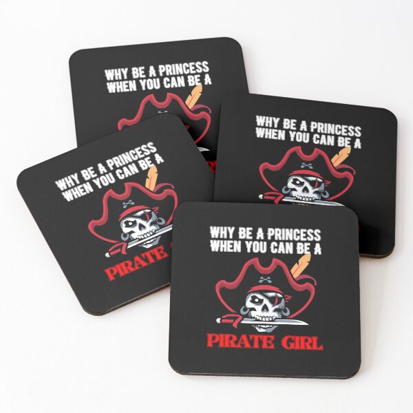 Item preview, Why Be A Princess When You Can Be A Pirate Girl funny gifts designed and sold by byMartha.