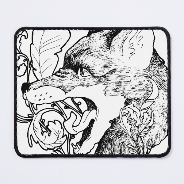 Item preview, Fox art-nouveau style designed and sold by HariRenard.