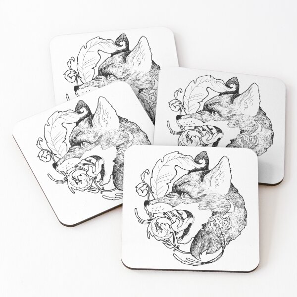 Item preview, Fox art-nouveau style designed and sold by HariRenard.