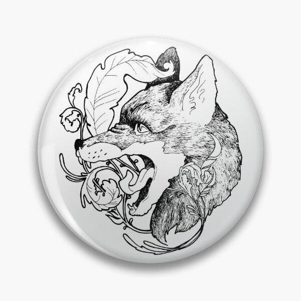Item preview, Fox art-nouveau style designed and sold by HariRenard.