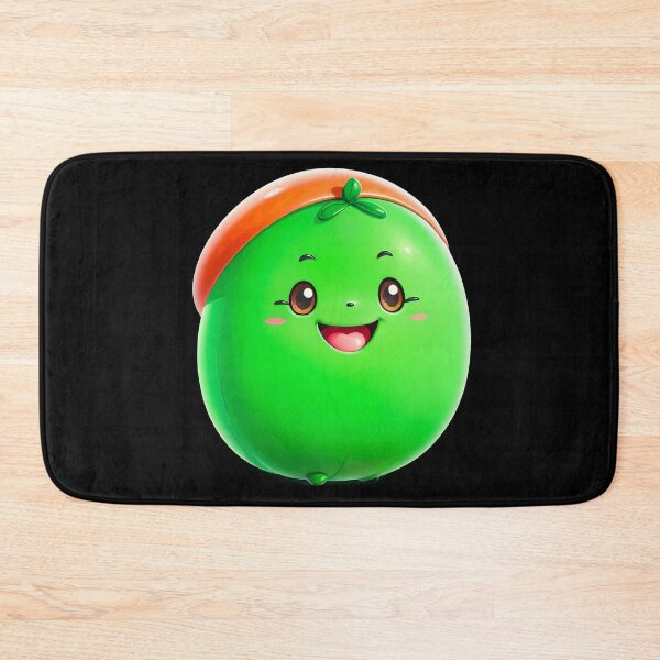 Item preview, Adorable green cartoon bean character designed and sold by artwaves.