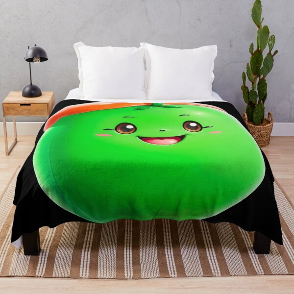 Item preview, Adorable green cartoon bean character designed and sold by artwaves.