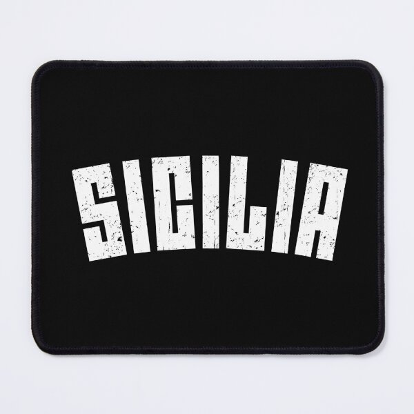 Item preview, Sicilia - Sicily - distressed, worn, vintage, white print designed and sold by retropetrol.