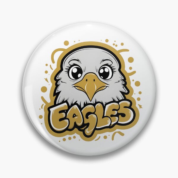 Item preview, A cartoon of an Eagle with large expressive eyes designed and sold by MRFEZOO2030.